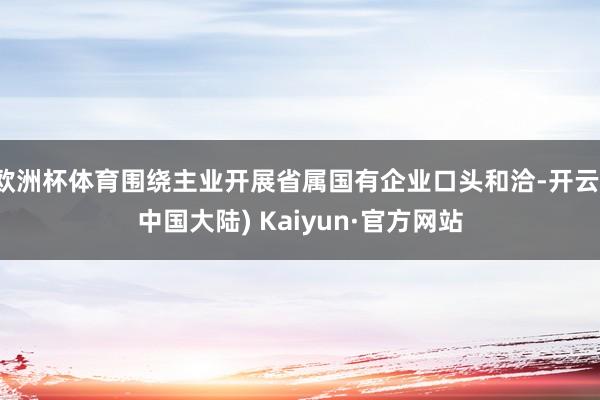 欧洲杯体育围绕主业开展省属国有企业口头和洽-开云(中国大陆) Kaiyun·官方网站