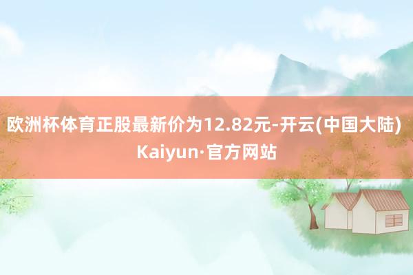 欧洲杯体育正股最新价为12.82元-开云(中国大陆) Kaiyun·官方网站